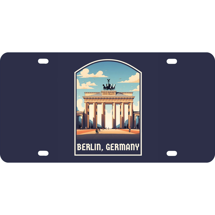 Berlin Germany Design A Souvenir Metal License Plate Image 1