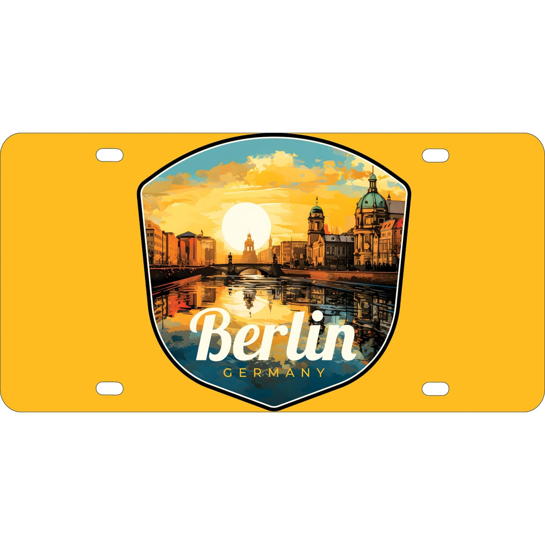 Berlin Germany Design C Souvenir Metal License Plate Image 1