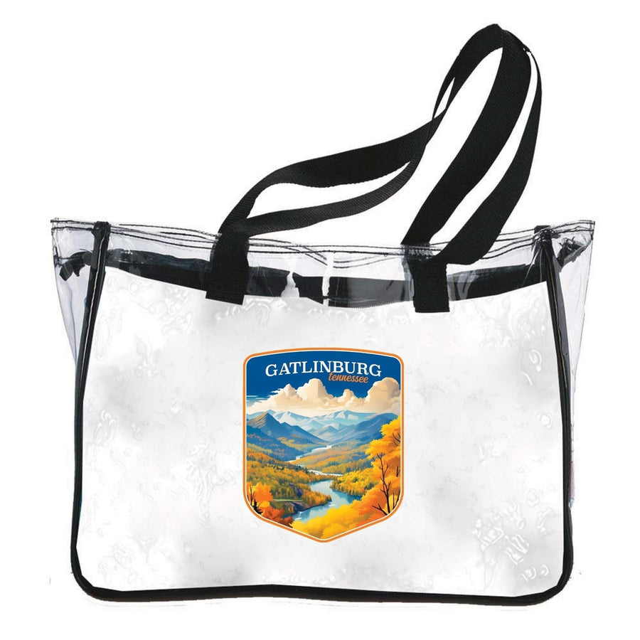 Gatlinburg Tennessee Design D Souvenir Clear Tote Bag Image 1