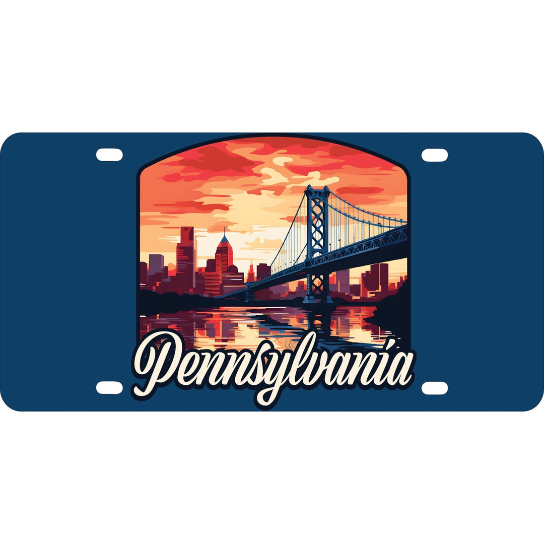 Pennsylvania Design A Souvenir Metal License Plate Image 1