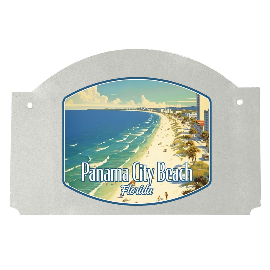 Panama City Beach Florida Design A Souvenir Wood sign flat with string Image 1