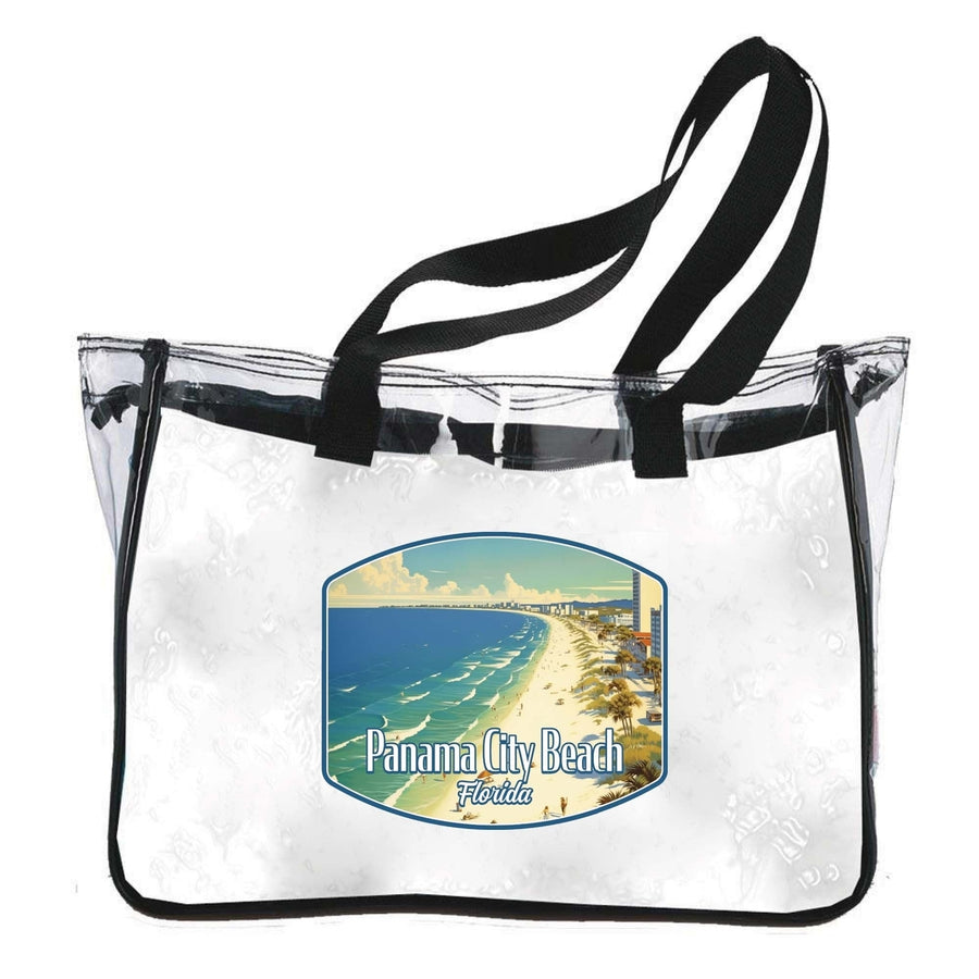 Panama City Beach Florida Design A Souvenir Clear Tote Bag Image 1