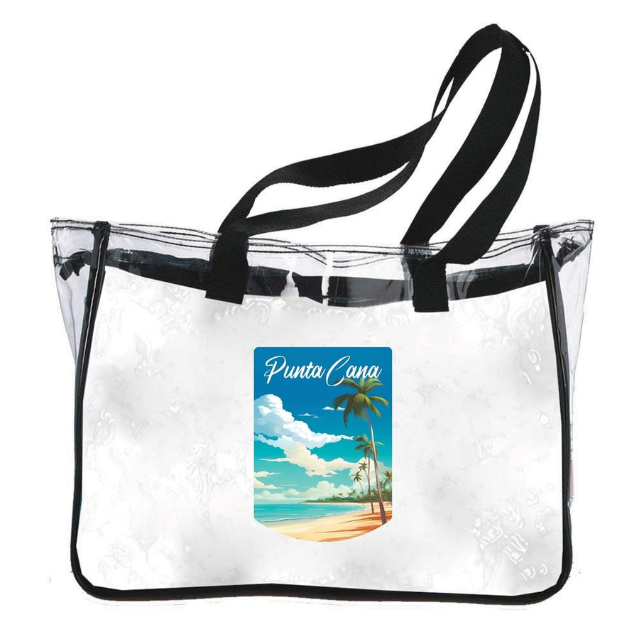 Punta Cana Dominican Republic Design D Souvenir Clear Tote Bag Image 1