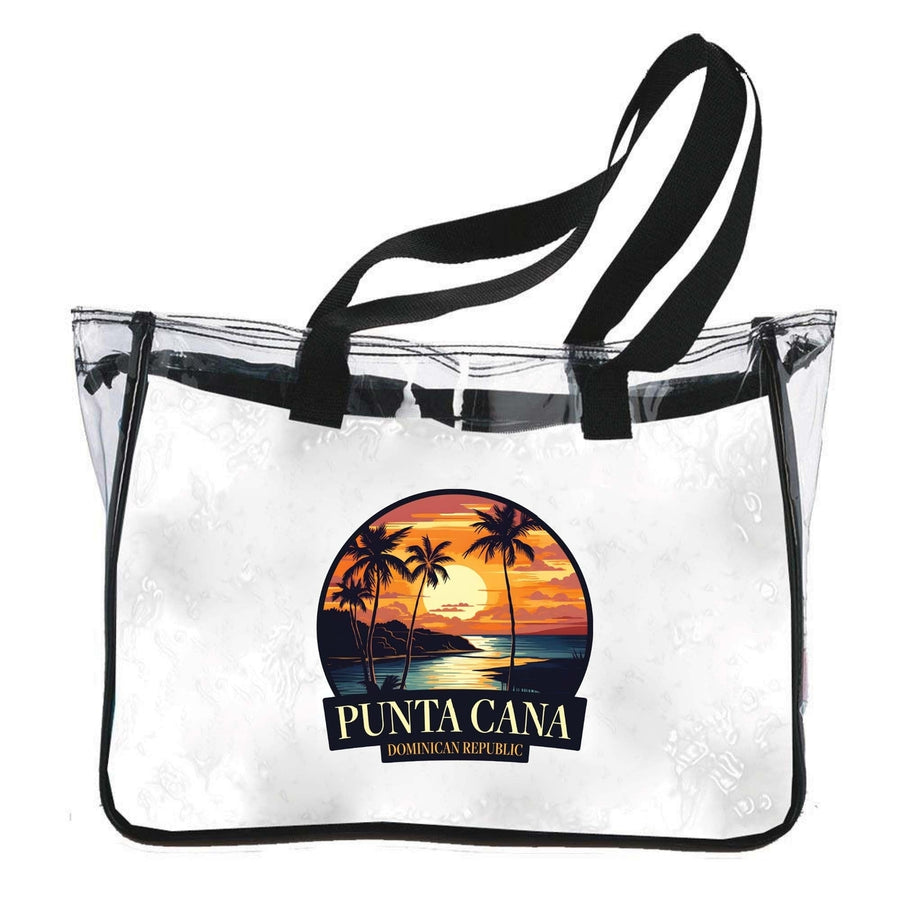 Punta Cana Dominican Republic Design E Souvenir Clear Tote Bag Image 1