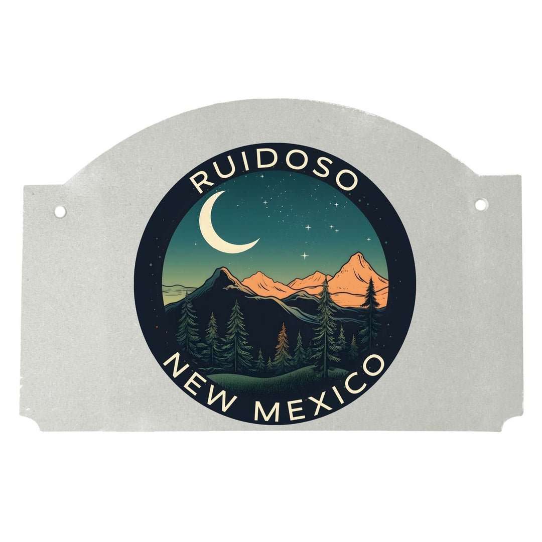 Ruidoso Mexico Design A Souvenir Wood sign flat with string Image 1