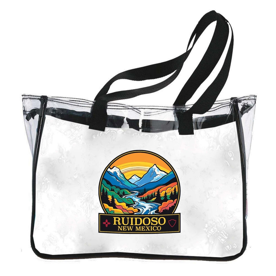 Ruidoso Mexico Design B Souvenir Clear Tote Bag Image 1