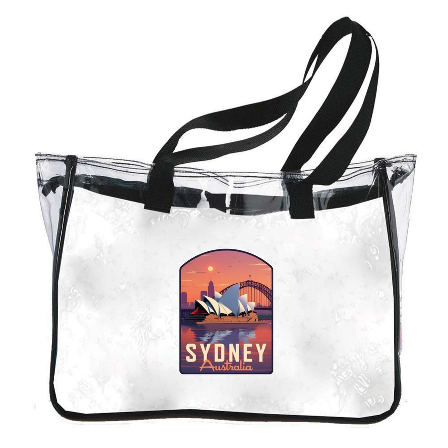 Sydney Australia Design B Souvenir Clear Tote Bag Image 1