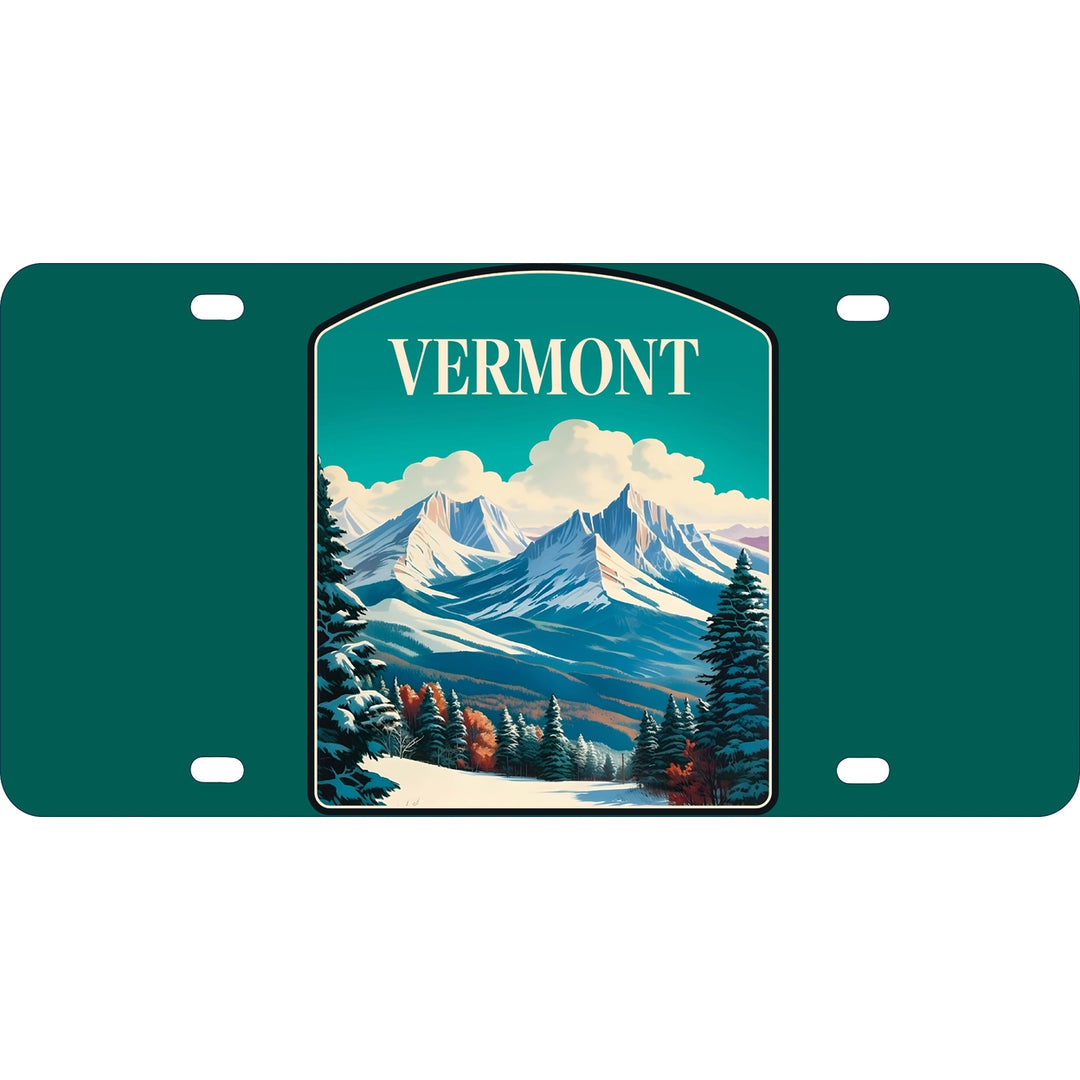 Vermont Design A Souvenir Mini Metal License Plate 4.75 x 2.25 inch Image 1