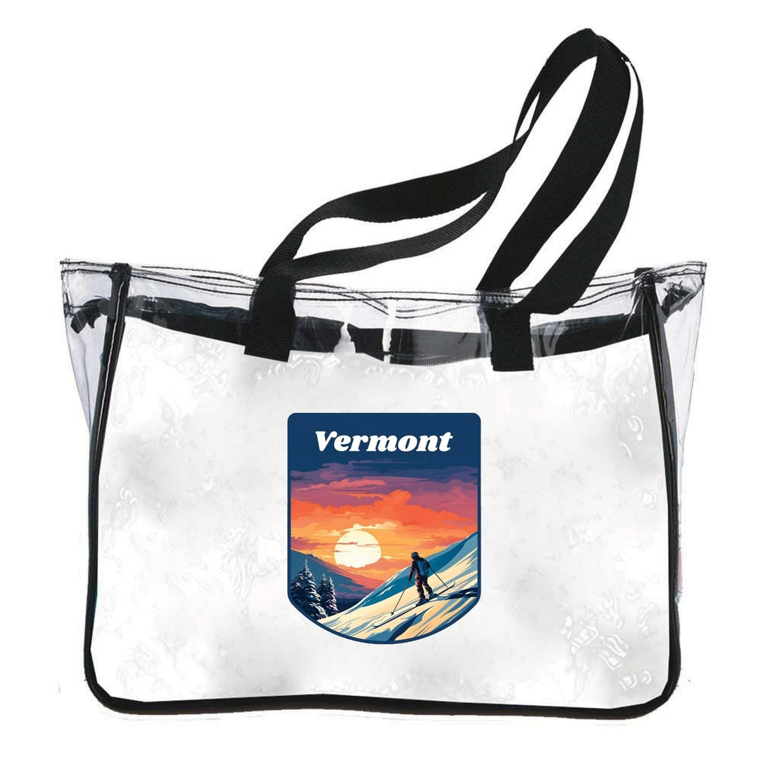 Vermont Design B Souvenir Clear Tote Bag Image 1