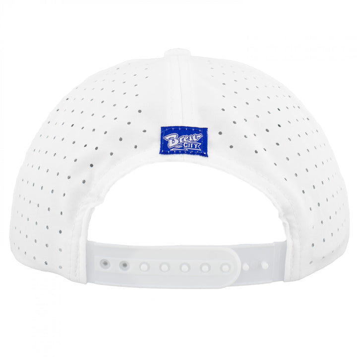 Michelob Ultra Logo White Colorway Rope Golf Club Hat Image 4