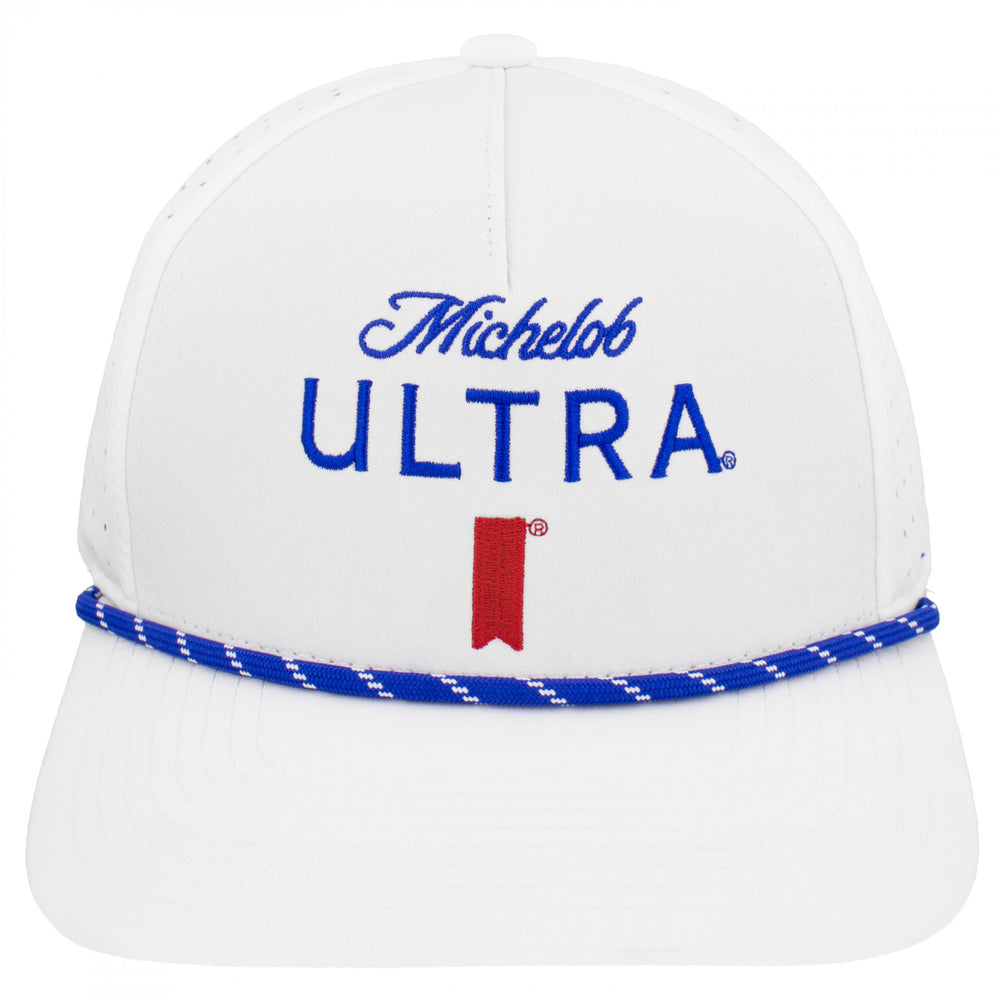 Michelob Ultra Logo White Colorway Rope Golf Club Hat Image 2