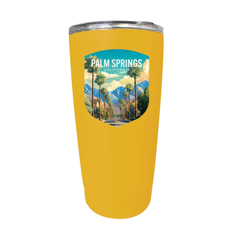 Palm Springs California Design A Souvenir 16 oz Stainless Steel Insulated Tumbler Image 1