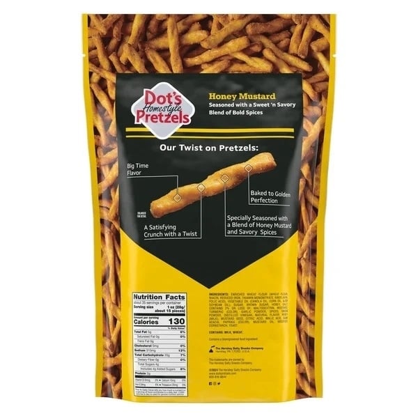 Dots Honey Mustard Homestyle Pretzels35 Ounce Image 2