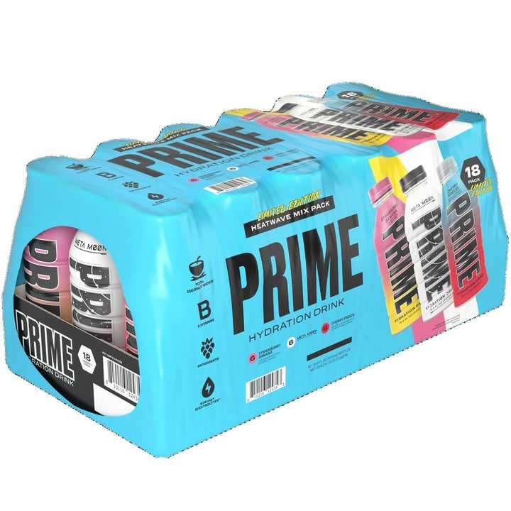 Prime Hydration DrinkHeatwave Mix Pack16.9 Fluid Ounce (Pack of 18) Image 1