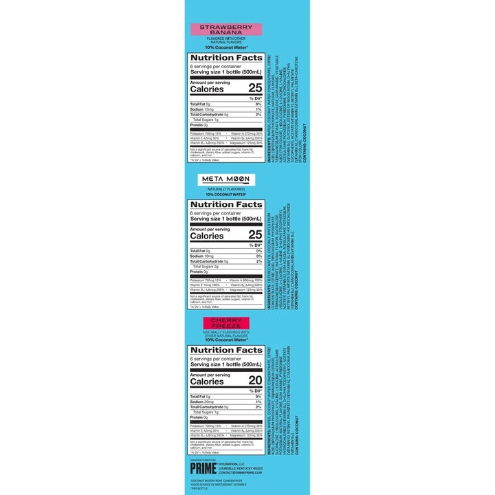 Prime Hydration DrinkHeatwave Mix Pack16.9 Fluid Ounce (Pack of 18) Image 2