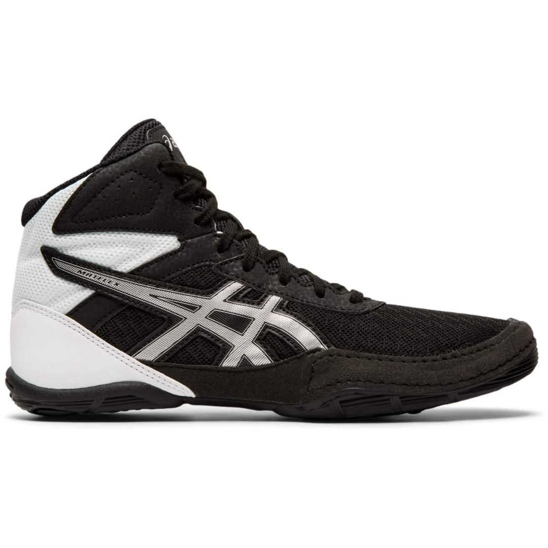 ASICS Kids Matflex 6 Grade School Wrestling Shoes BLACK/SILVER Image 1