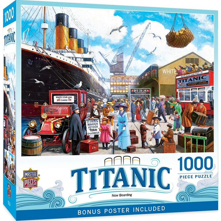 Titanic - Now Boarding 1000 Piece Jigsaw Puzzle Image 6