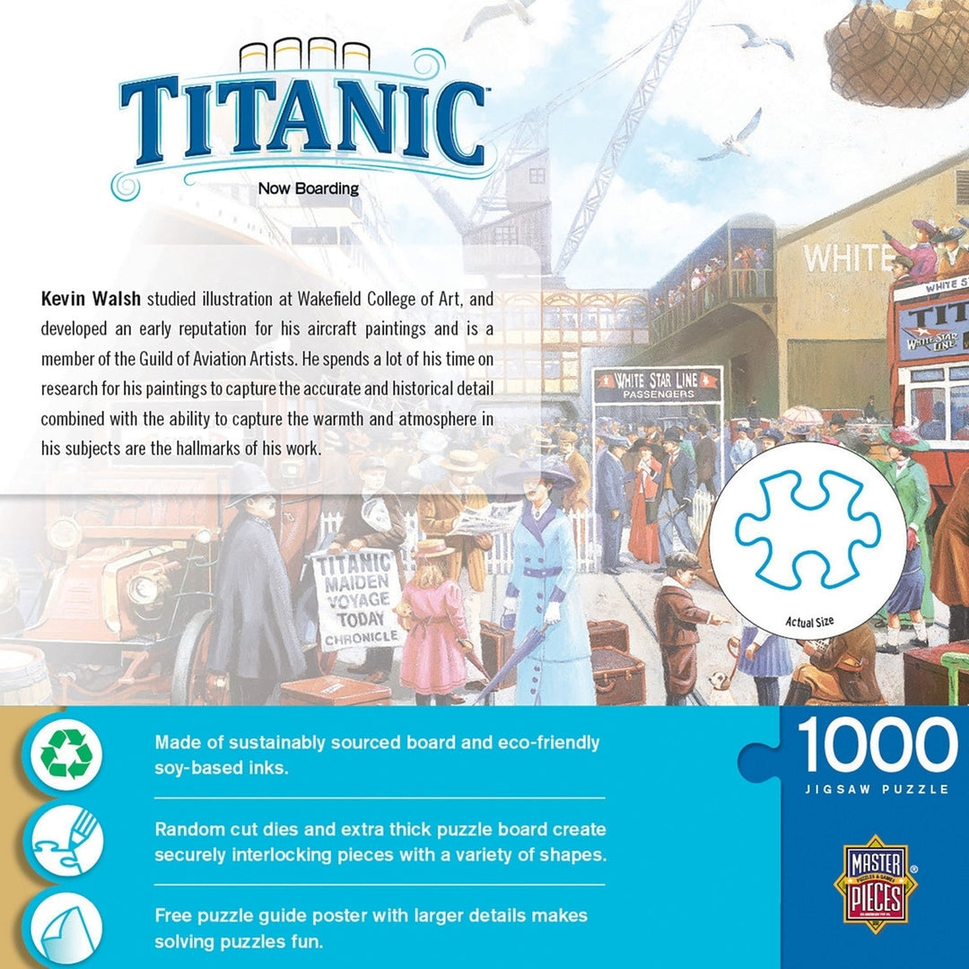 Titanic - Now Boarding 1000 Piece Jigsaw Puzzle Image 7