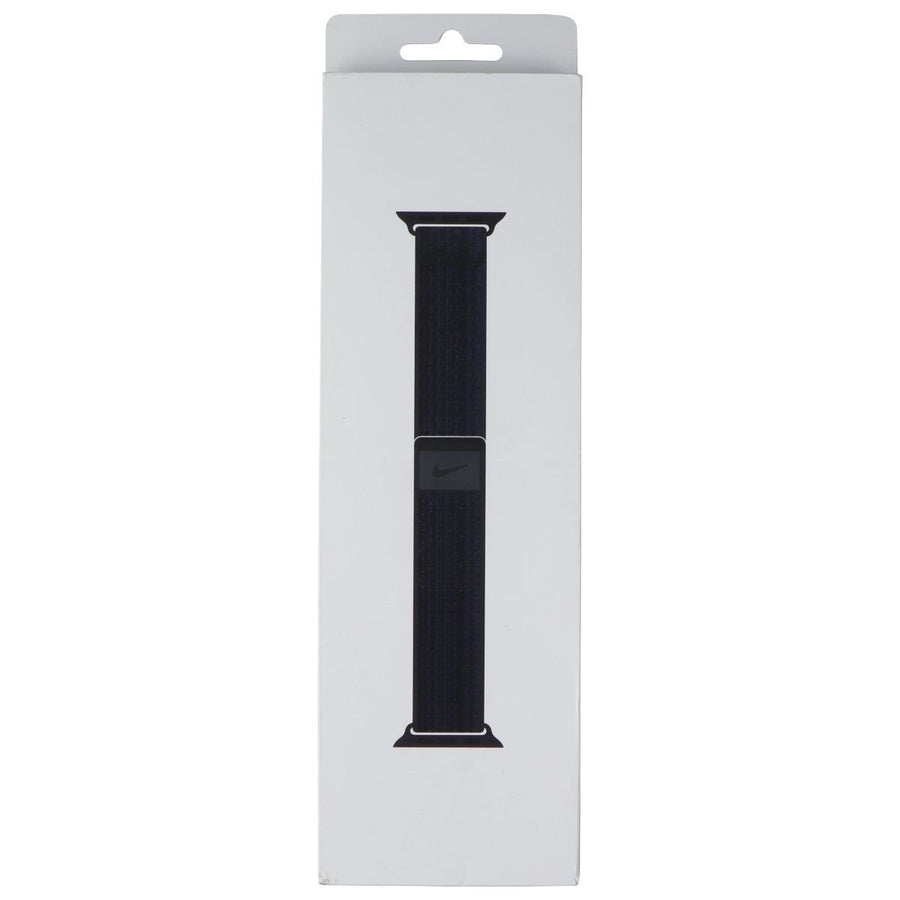 Apple Nike Sport Loop Watch Band - (45MM) - ONE SIZE - Black/Blue Image 1