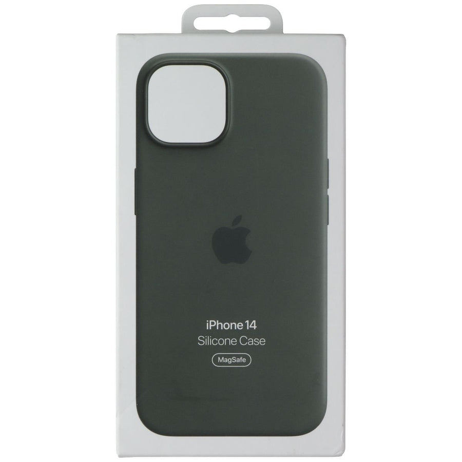 Apple Silicone Case for MagSafe for Apple iPhone 14 - Olive Image 1