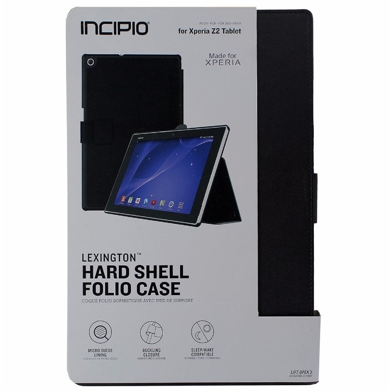 Incipio Lexington Series Hardshell Folio Case for Sony Xperia Z2 Tablet - Black Image 1