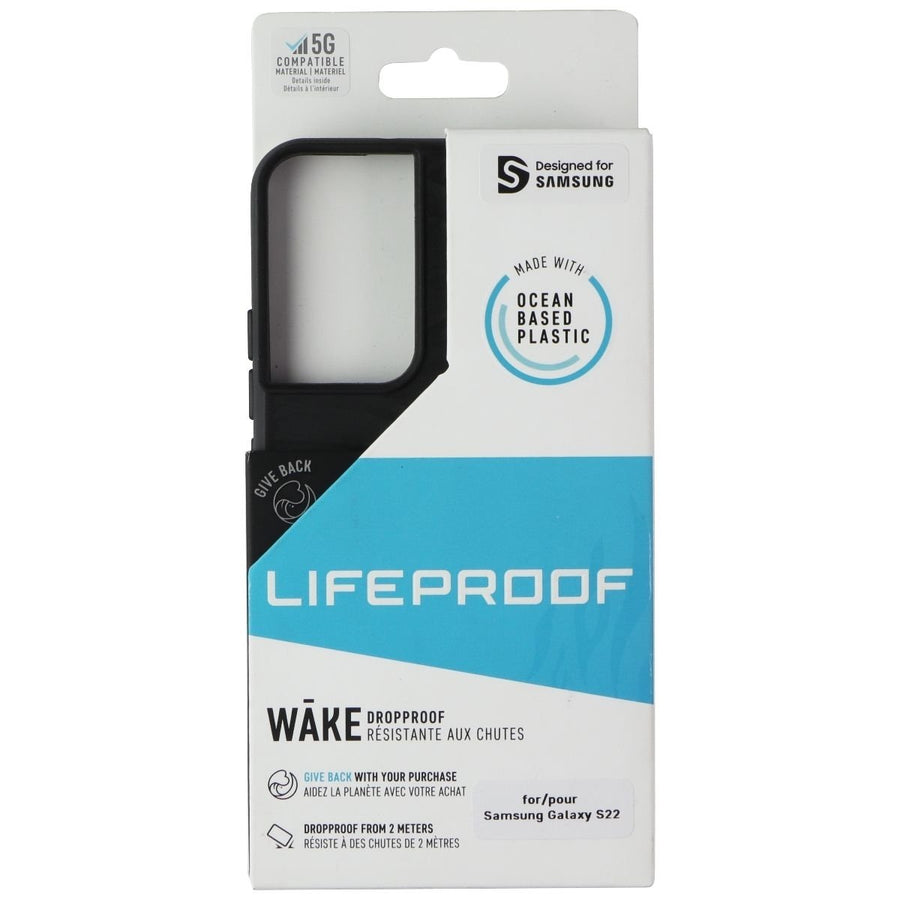 LifeProof Wake Series Case for Samsung Galaxy S22 - Black Image 1