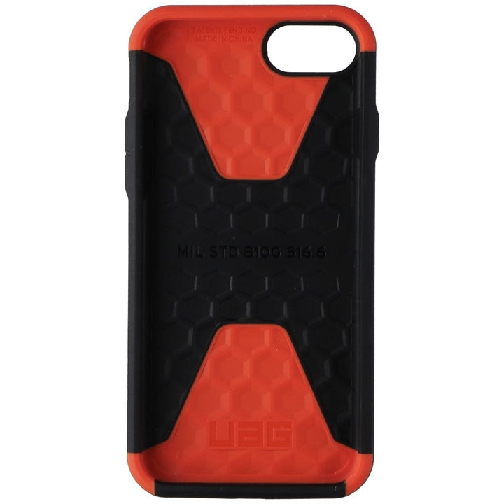 UAG Civilian Series Case for Apple iPhone SE (2022) 2nd Gen/8/7 - Black/Orange Image 3