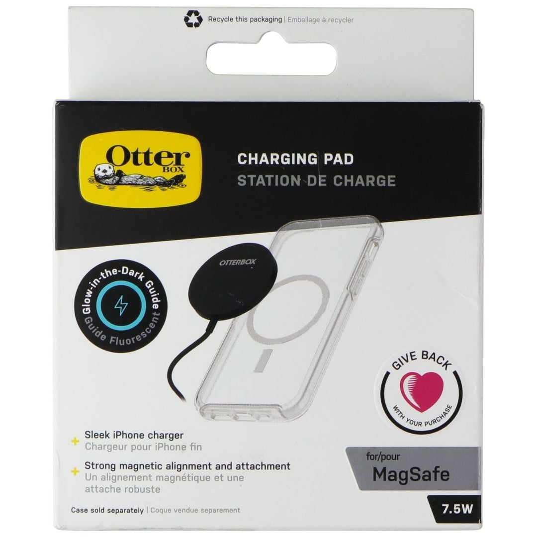 OtterBox 7.5W Wireless Charging Pad for MagSafe - Black Image 1