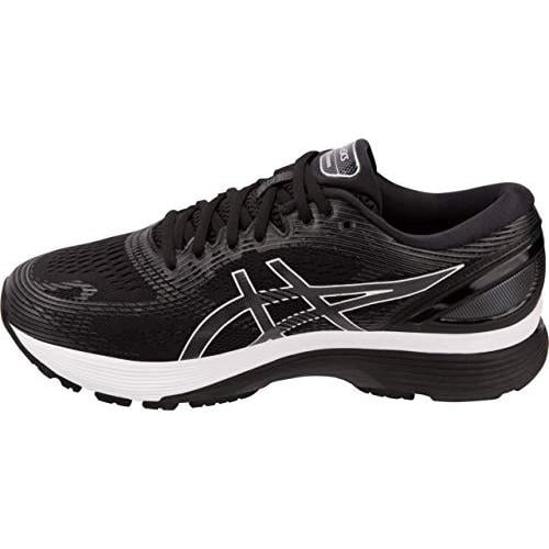 ASICS Mens Gel-Nimbus 21 Running Shoes Black/Dark Grey - 1011A169.001 11.5 BLACK/DARK GREY Image 2