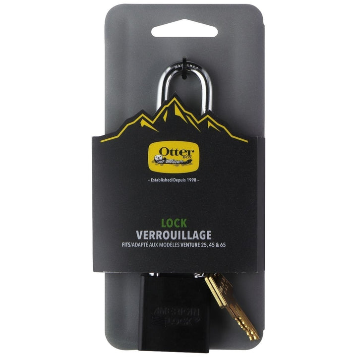 OtterBox American Lock Padlock for Venture Coolers - Black/Stainless Steel Image 1