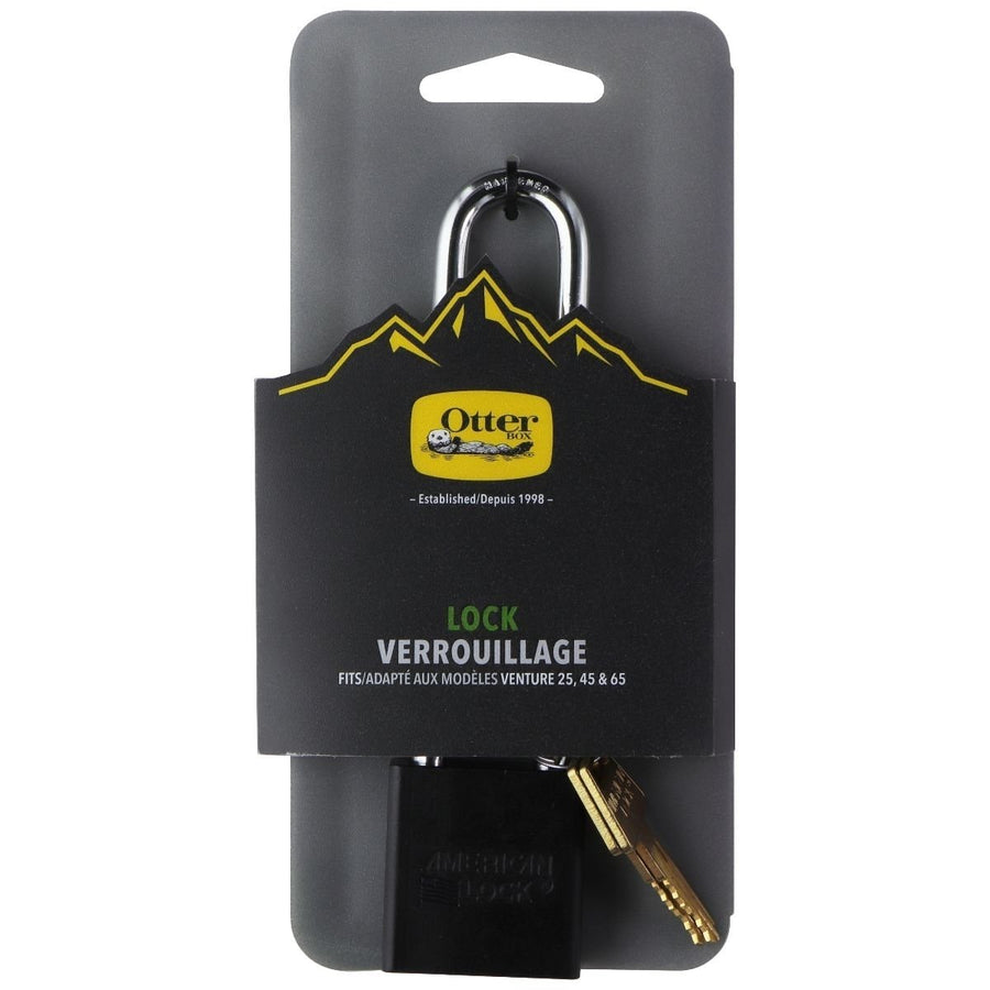 OtterBox American Lock Padlock for Venture Coolers - Black/Stainless Steel Image 1