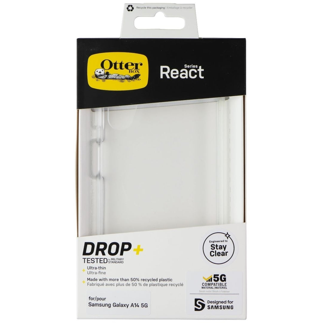 OtterBox React Series Hard Case for Samsung Galaxy A14 5G - Clear Image 1