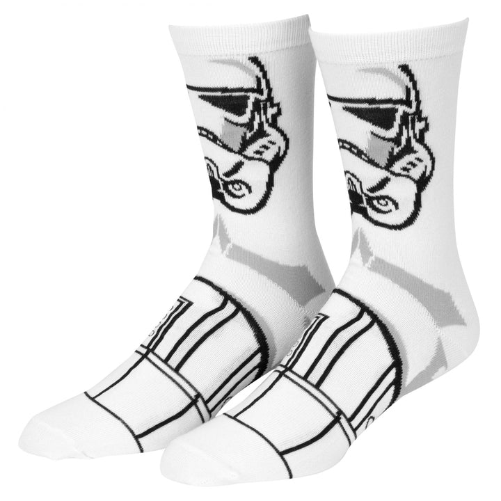 Star Wars Character Print 4-Pack Crew Socks in Gift Box Image 4