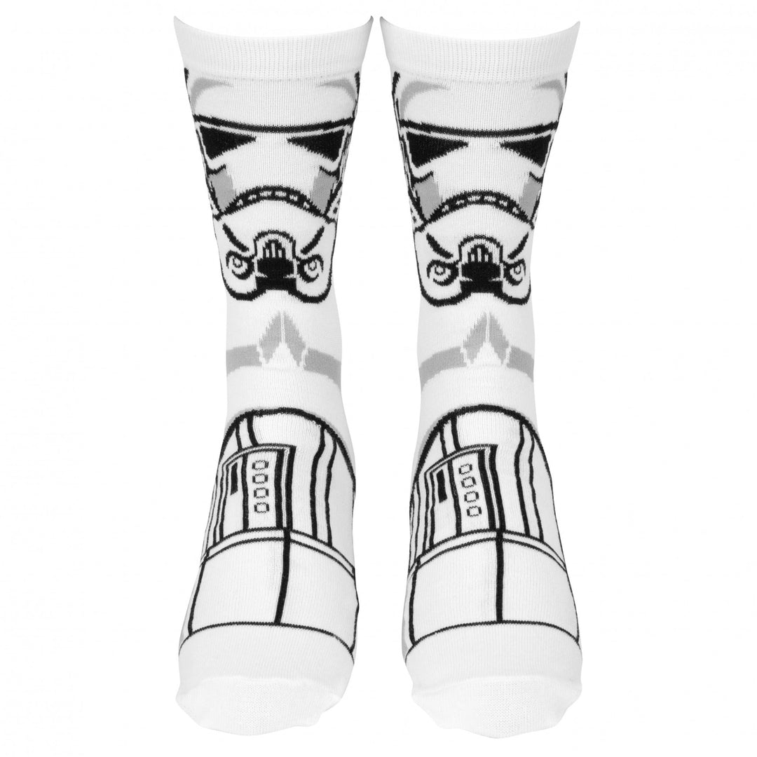 Star Wars Character Print 4-Pack Crew Socks in Gift Box Image 4