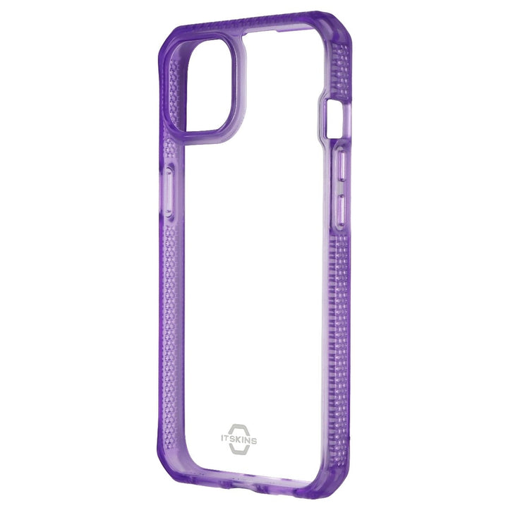 ITSKINS Hybrid Clear Series Case for Apple iPhone 13 - Clear / Purple Image 1