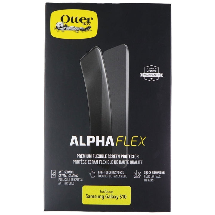 OtterBox Alpha Flex Premium Flexible Screen Protector for Galaxy S10 - Clear Image 2