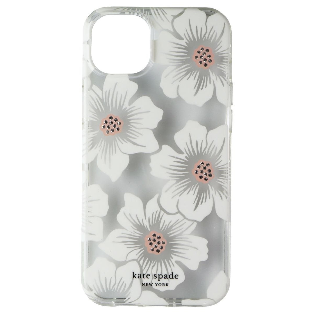 Kate Spade Protective Hardshell Case for iPhone 14 Plus - Hollyhock Floral Image 2