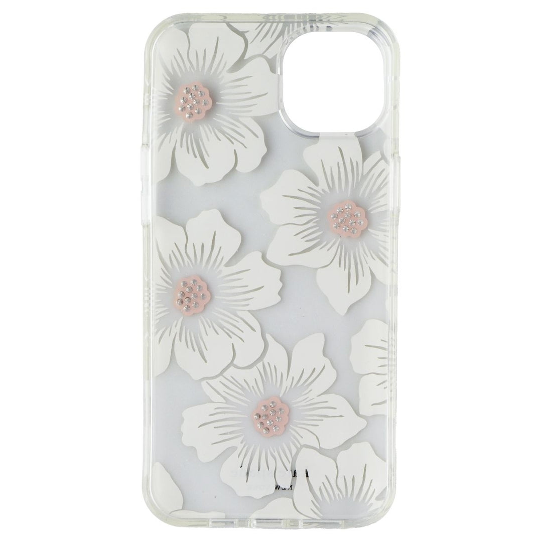 Kate Spade Protective Hardshell Case for iPhone 14 Plus - Hollyhock Floral Image 3