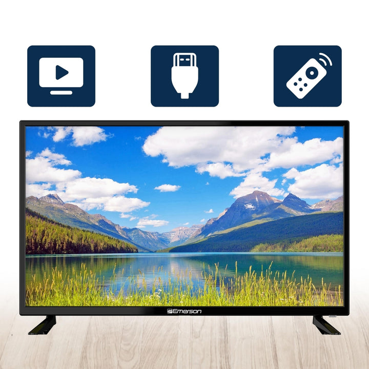 Emerson 32" HD TV Black- Image 2