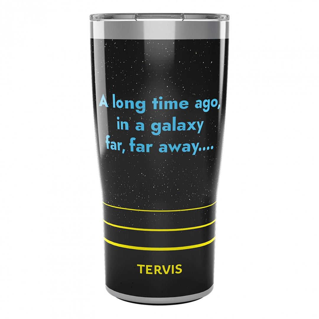 Star Wars Classic Intro Crawl 20 Oz Stainless Steel Tervis Mug Image 1