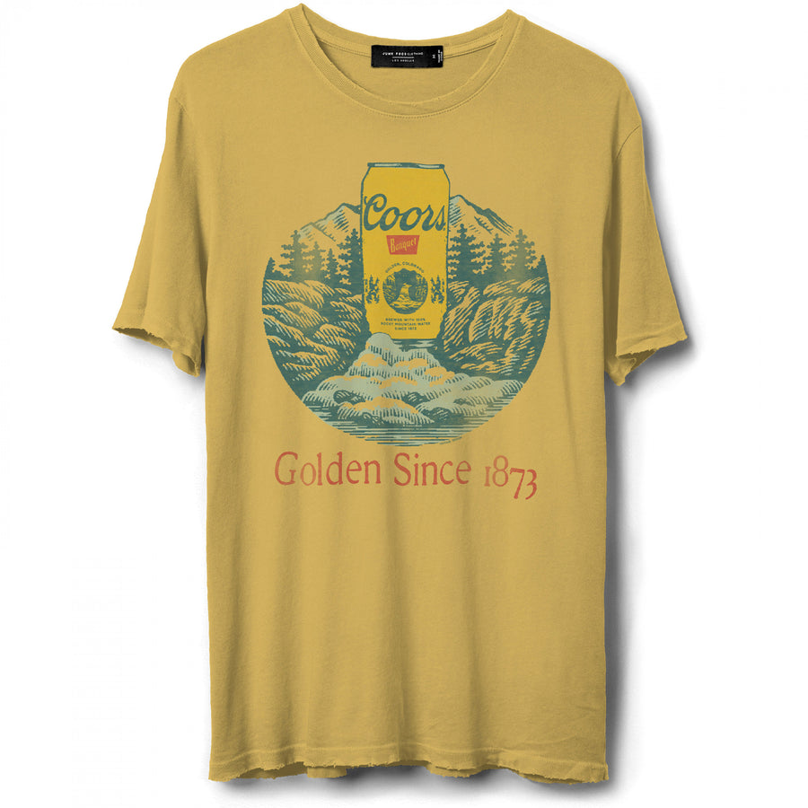 Coors Golden Banquet Rocky Rivers T-Shirt by Junk Food Image 1