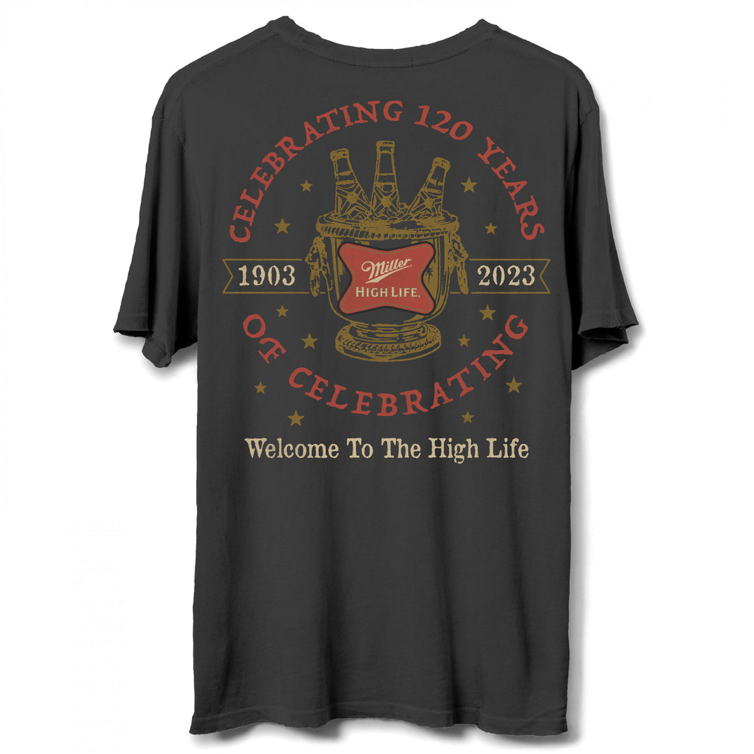 Miller High Life 120th Anniversay Vintage T-Shirt by Junk Food Image 2