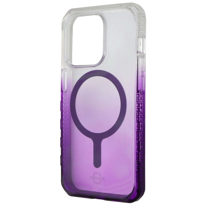 ITSKINS Supreme_R Ombre Case for MagSafe for iPhone 14 Pro - Ombre Light Purple Image 1