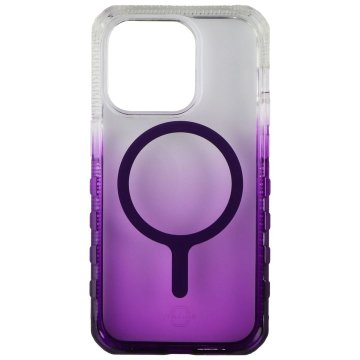 ITSKINS Supreme_R Ombre Case for MagSafe for iPhone 14 Pro - Ombre Light Purple Image 2