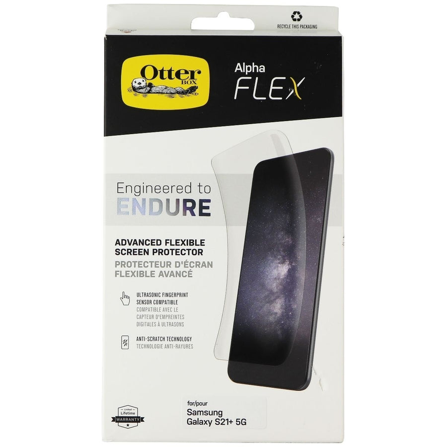 OtterBox Alpha Flex Flexible Screen Protector for Galaxy (S21+) 5G - Clear Image 1