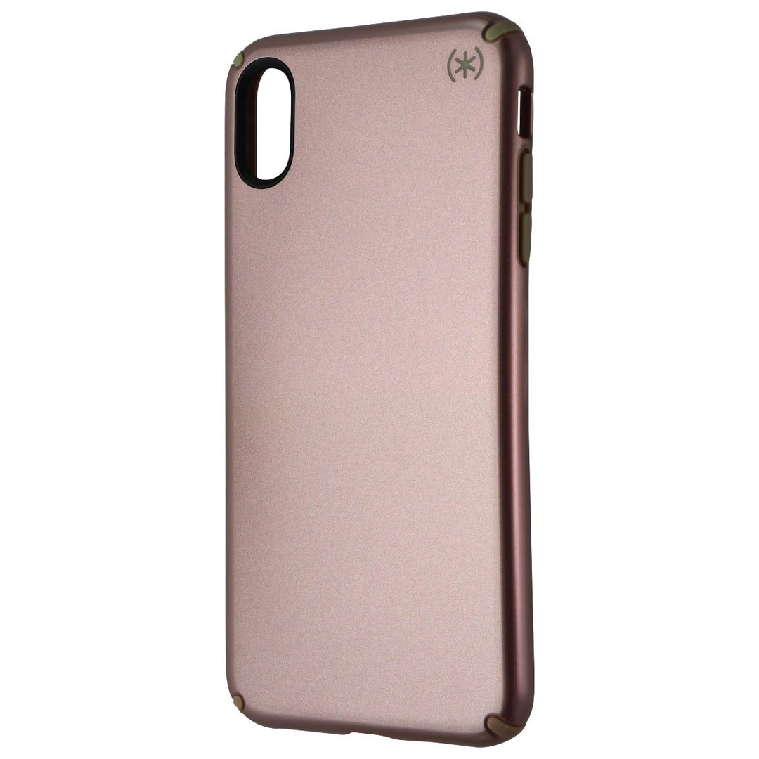 Speck Presidio Metallic Case for iPhone Xs Max - Rose Gold Metallic/Dahlia Peach Image 1