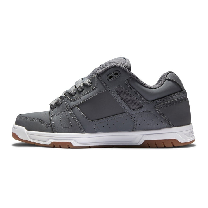 DC Shoes Mens Stag Shoes Grey/Gum - 320188-2GG GREY/GUM Image 3