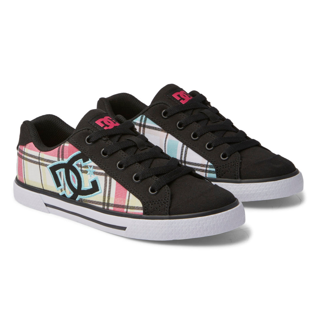 DC Shoes Womens Chelsea Shoes Grunge Plaid - ADJS300243-GUP GRUNGE PLAID Image 2