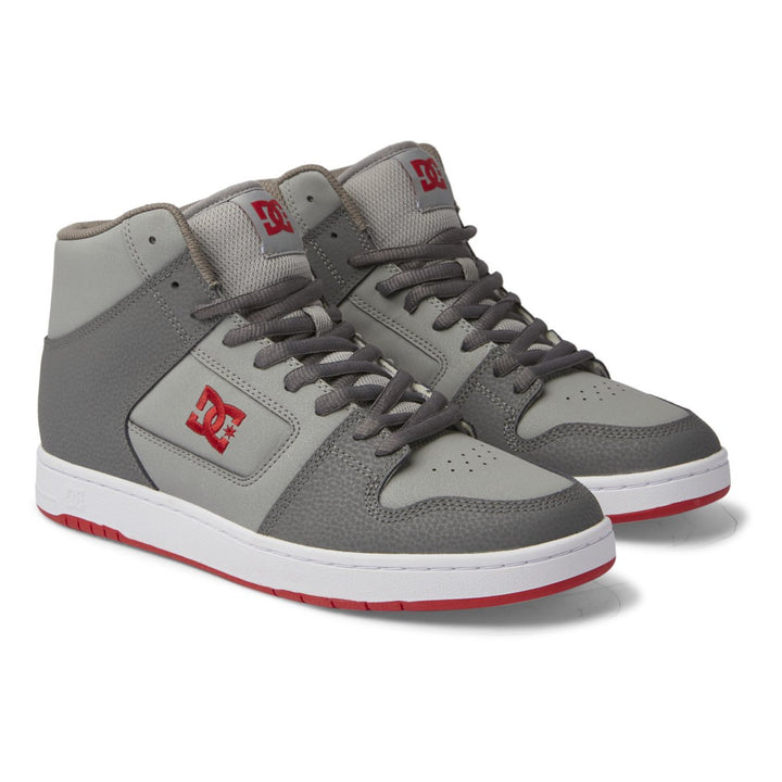 DC Shoes Mens Manteca 4 HI Shoes White/Grey/Orange - ADYS100743-XWSN WHITE/GREY/ORANGE Image 2