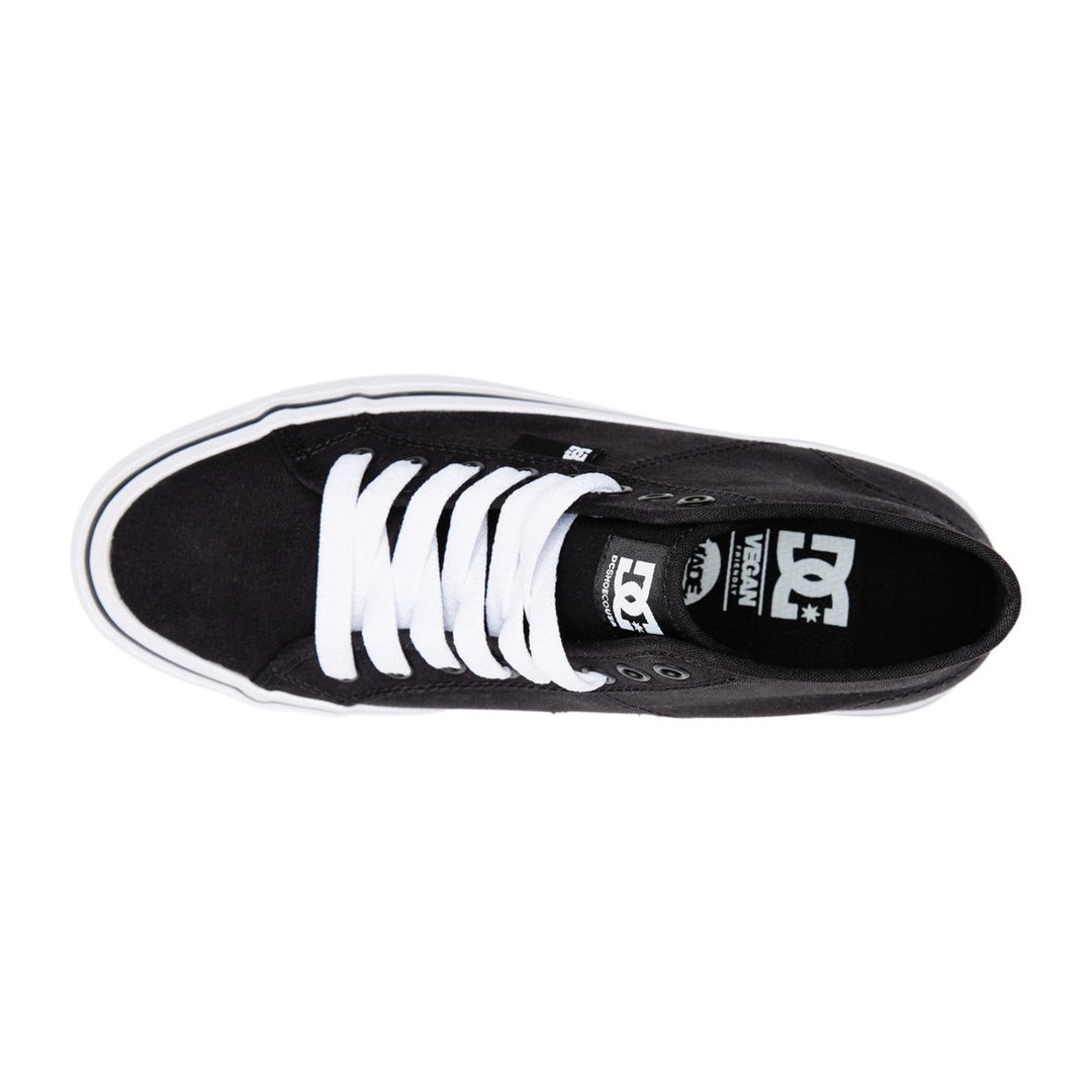 DC Shoes Womens Manual Hi Platform High-Top Shoes Black/White - ADJS300296-BKW BLACK/WHITE Image 3